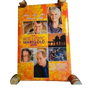 The Best Exotic Marigold Hotel 2011 Original Movie Poster 27x40 Judi Dench D/S